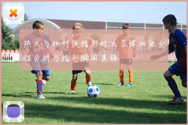 热火与独行侠精彩对决录像回放全程分析与精彩瞬间集锦